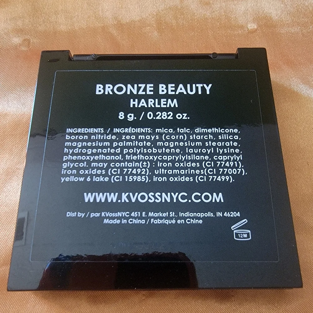 NIB KVoss Bronze Beauty Palette HARLEM